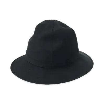 Yohji Yamamoto Gabardine Fedora Hat "Black"