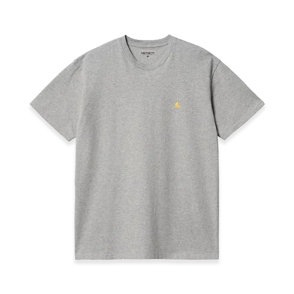 Carhartt WIP S/S Chase T-Shirt "Grey Heather/Gold"