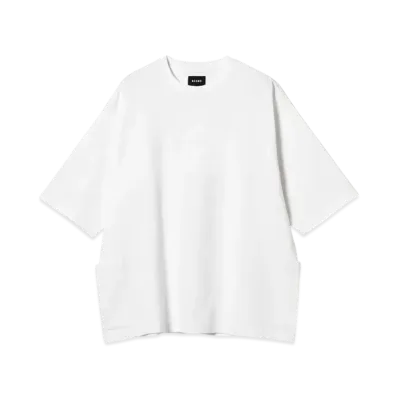 BEAMS Side Pocket Loose Tee "White"