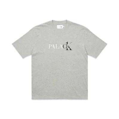 CK1 PALACE T-SHIRT "Light Grey Heather" P22CKTS002