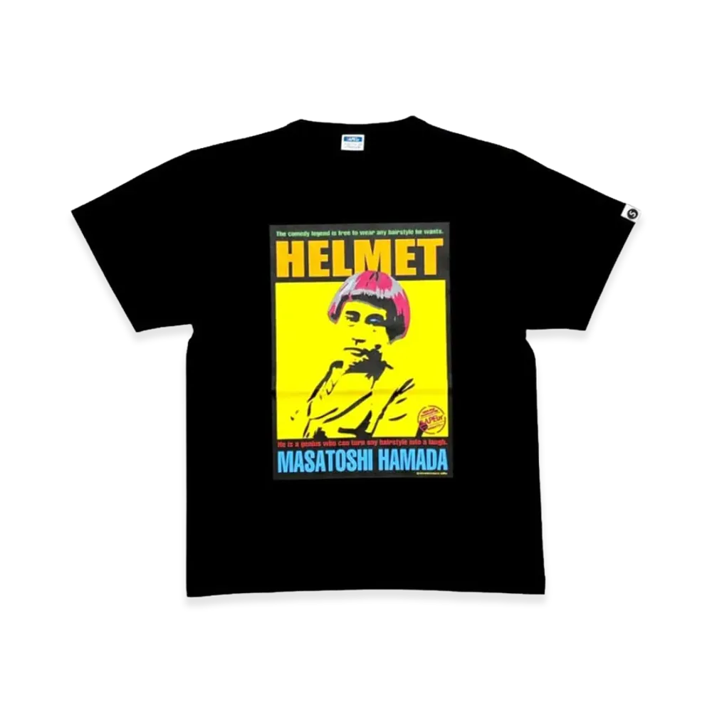SAPEur x MASATOSHI HAMADA Youth Helmet 2 S/S T-Shirt "Black"