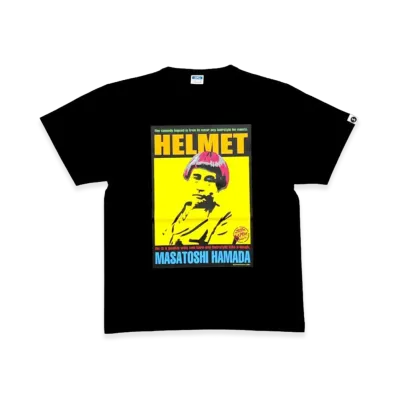 SAPEur x MASATOSHI HAMADA Youth Helmet 2 S/S T-Shirt "Black"