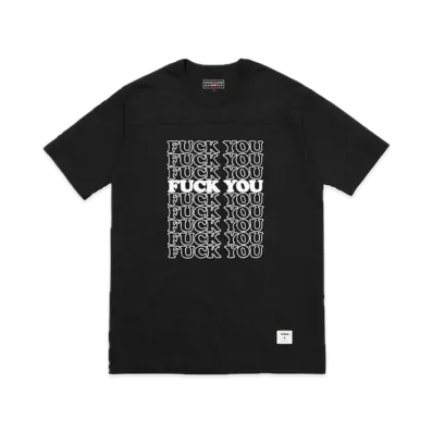 Supreme x HYSTERIC GLAMOUR Fuck You Football Tee "Black"
