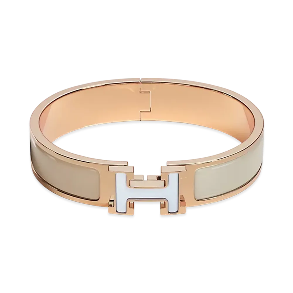 Hermes Clic H Colorblock Bracelet "Systeme"