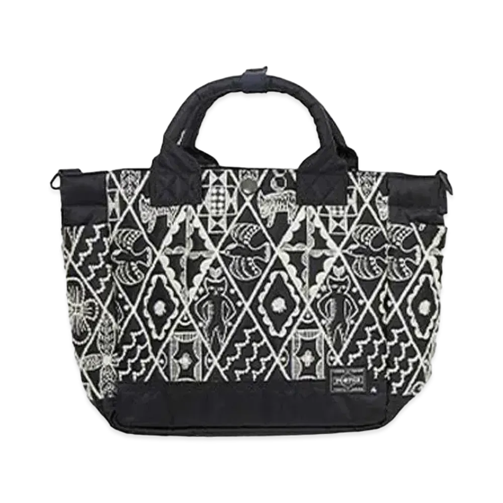 PORTER x mina perhonen 2Way Tote Bag S Symphony "Navy"