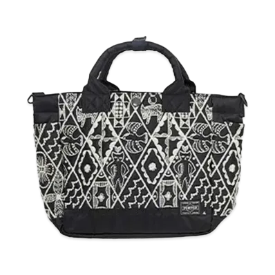 PORTER x mina perhonen 2Way Tote Bag S Symphony "Navy"