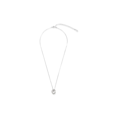 Paul Smith Double Ring Motif Necklace "Silver"