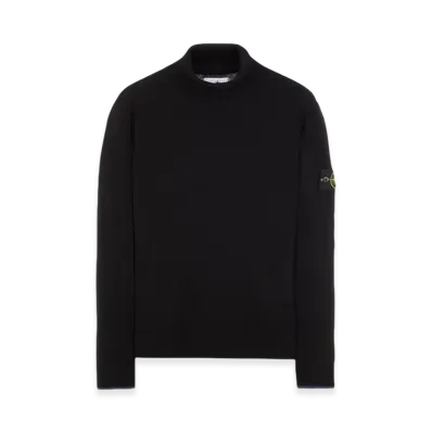 Stone Island 530A1 Stretch Turtleneck Knit - 23FW "Black"