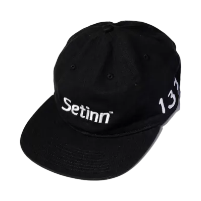 Setinn x paperboy Cap "Black"