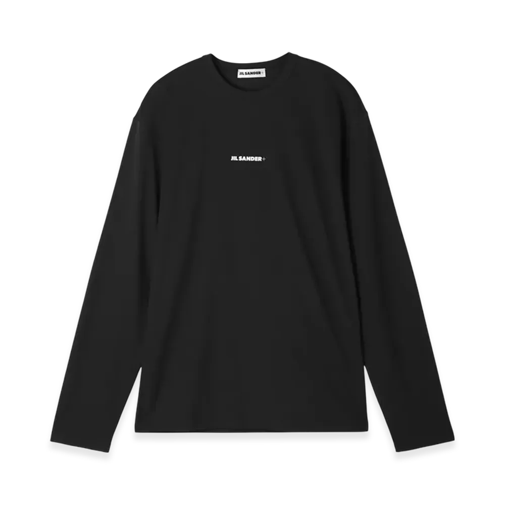 Jil Sander Crew Neck Long Sleeve Top "Black"