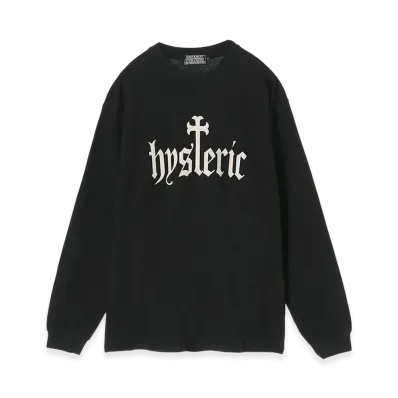 HYSTERIC GLAMOUR Skull Coffin T-Shirt "Black"