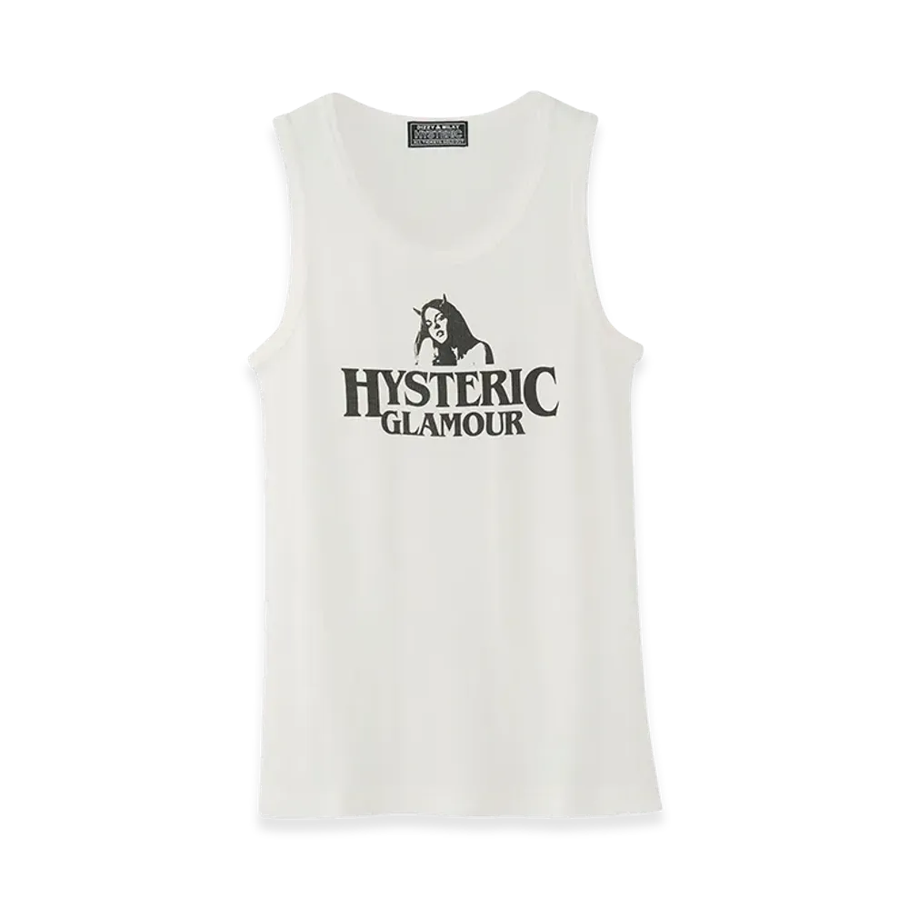HYSTERIC GLAMOUR Satanic Woman Tank Top "White"