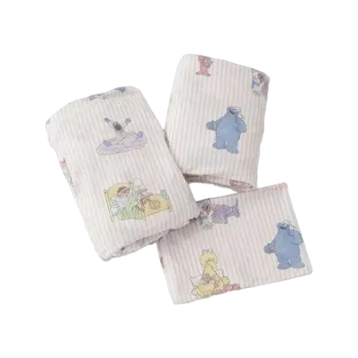 GELATO PIQUE x Sesame Street 3 Piece Bedding Set (Single) (Sleep) "Pink"