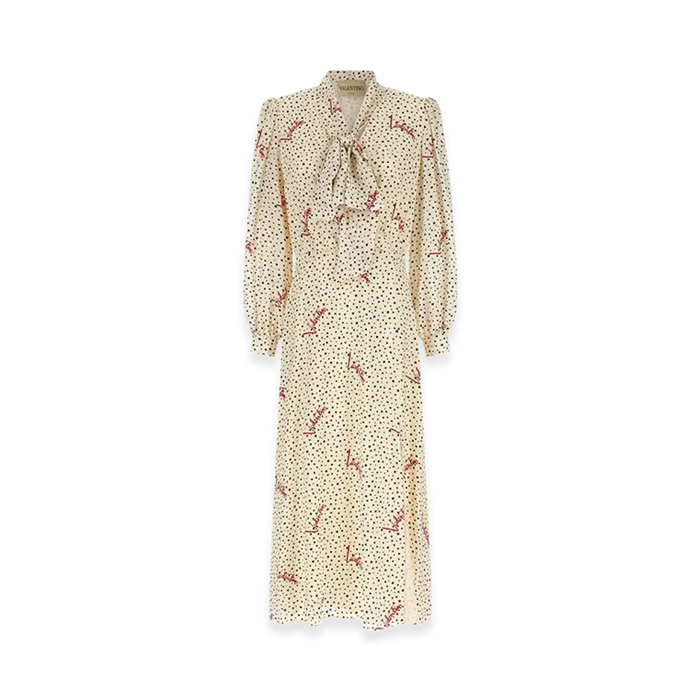 Valentino Garavani Women's Bollicine Print Dress "Multicolor"