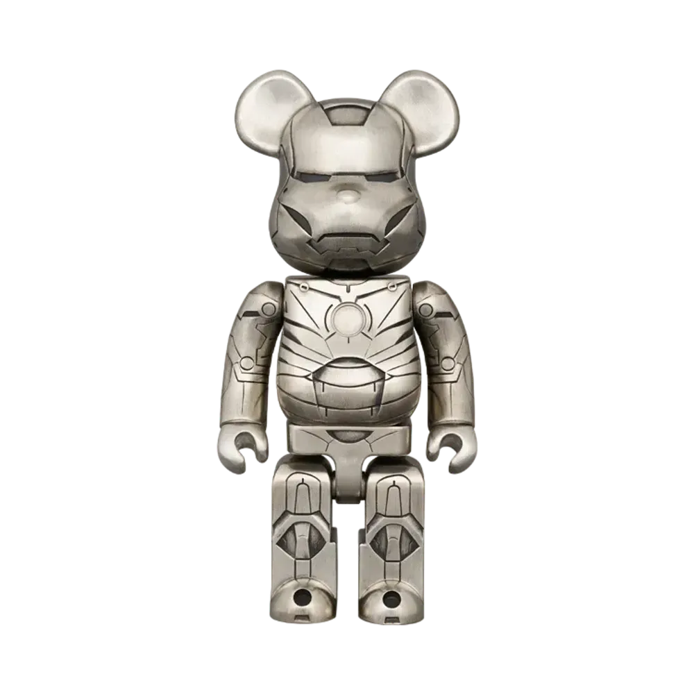 MEDICOM TOY "BEARBRICK" -THE INFINITY SAGA- ROYAL SELANGOR IRON MAN MARK II 400%