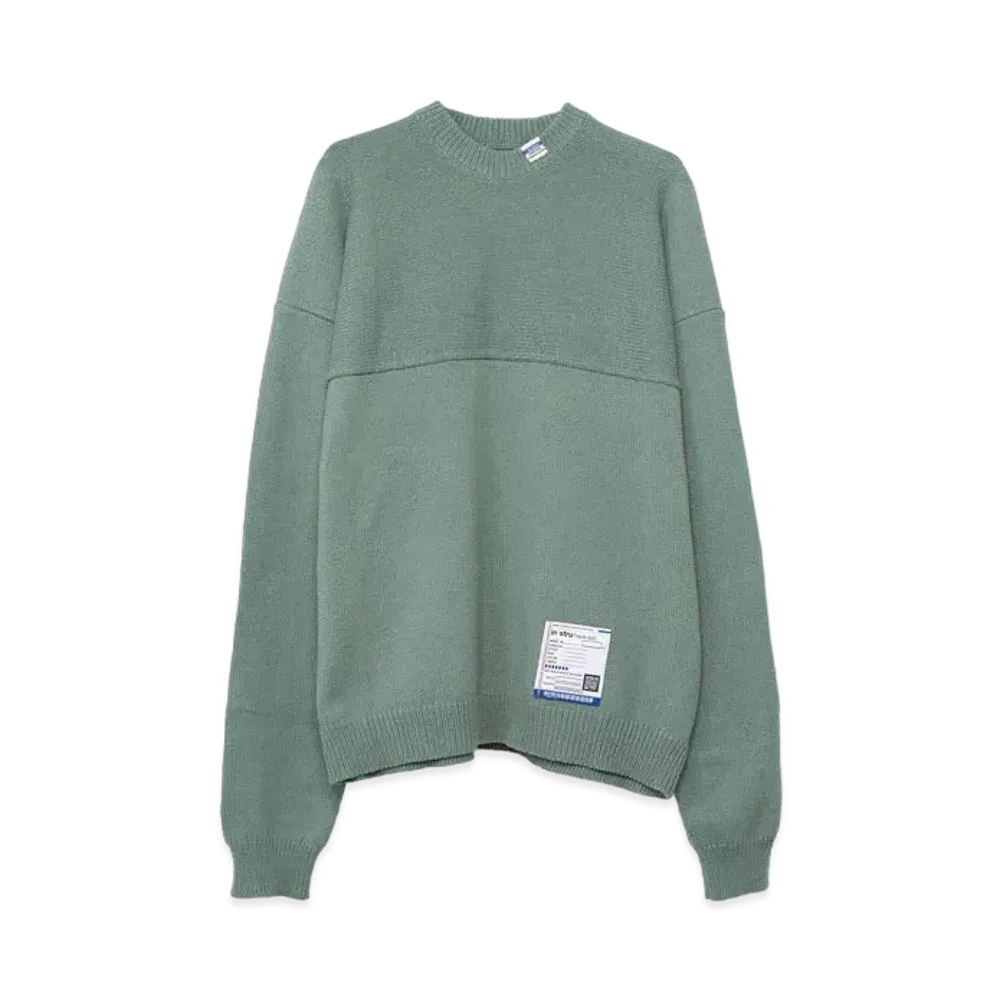 Maison MIHARA YASUHIRO Knit Pullover "Green"