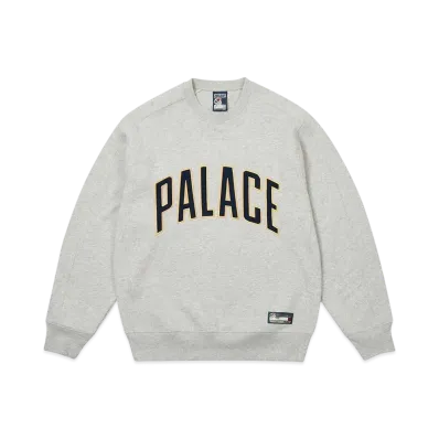 PALACE Athletic Crew "Grey Marl"