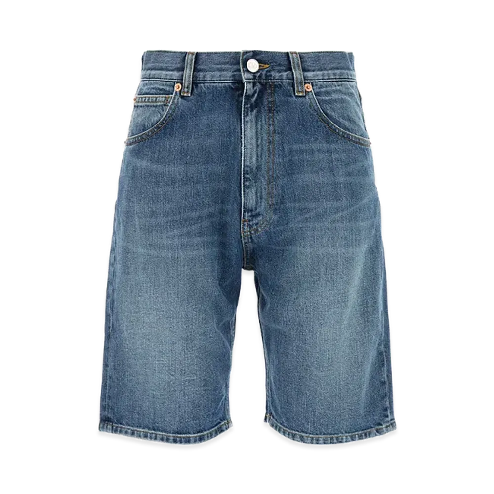 Valentino Women's Denim Shorts "Blue"