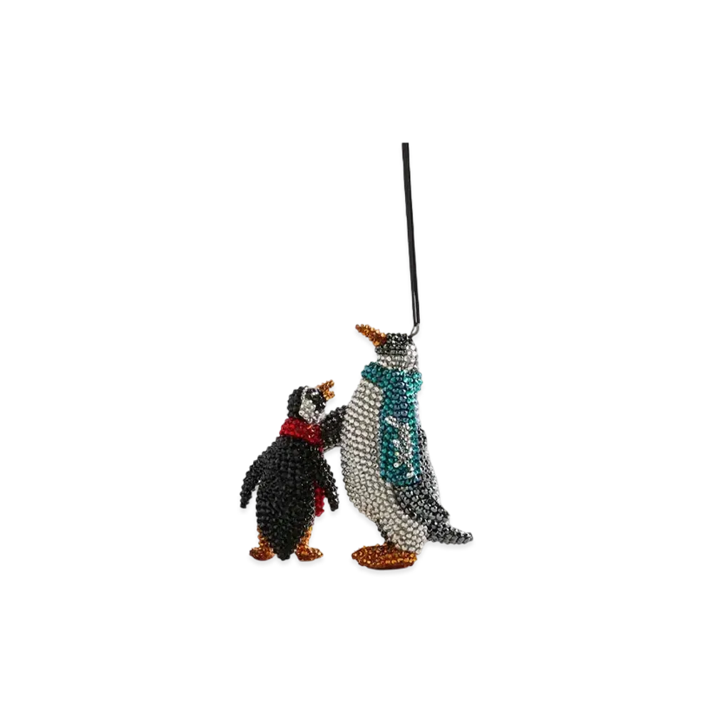 Kith Kithmas Penguin with Swarovski Crystals "Jet Hematite / Crystal Silver Shade / Topaz / Crystal / Emerald Nightfall / Crystal Transmission / Jet / Light Siam"