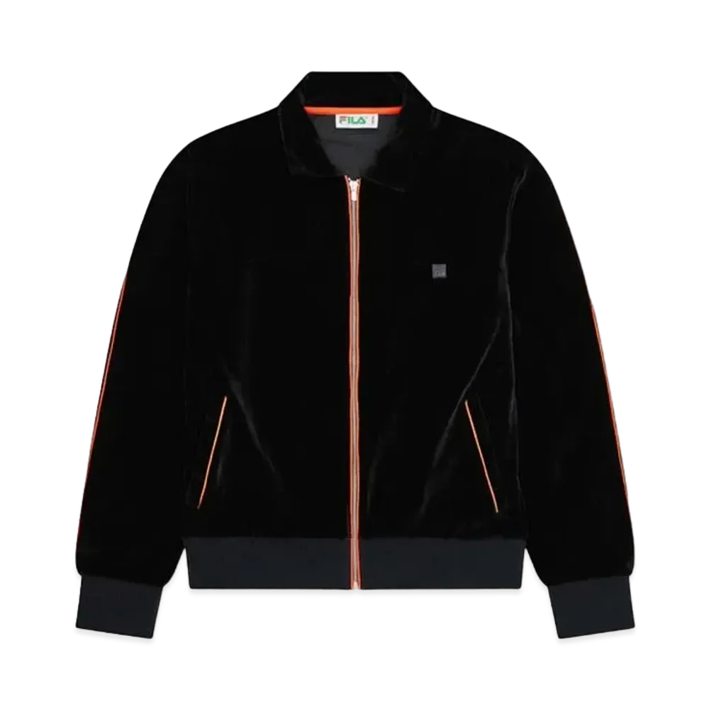 FILA+ Velour Track Top "Jet Black"