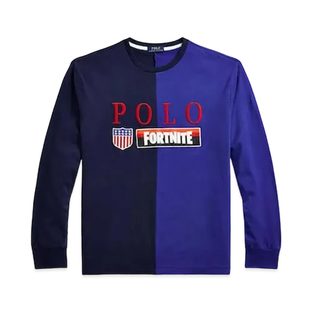 Polo Ralph Lauren x fortnite Long Sleeve Shirt "Navy Multi"