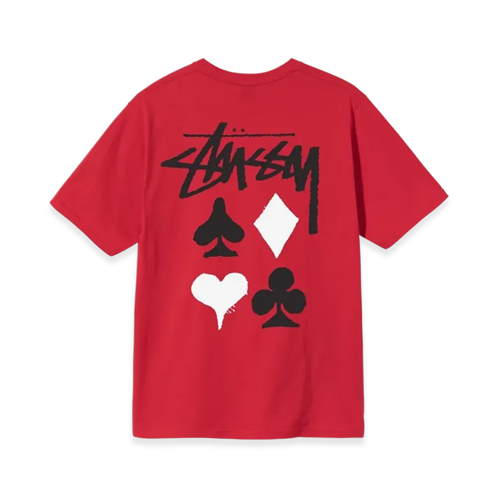 Stussy Full Deck 2 Tee "Red"