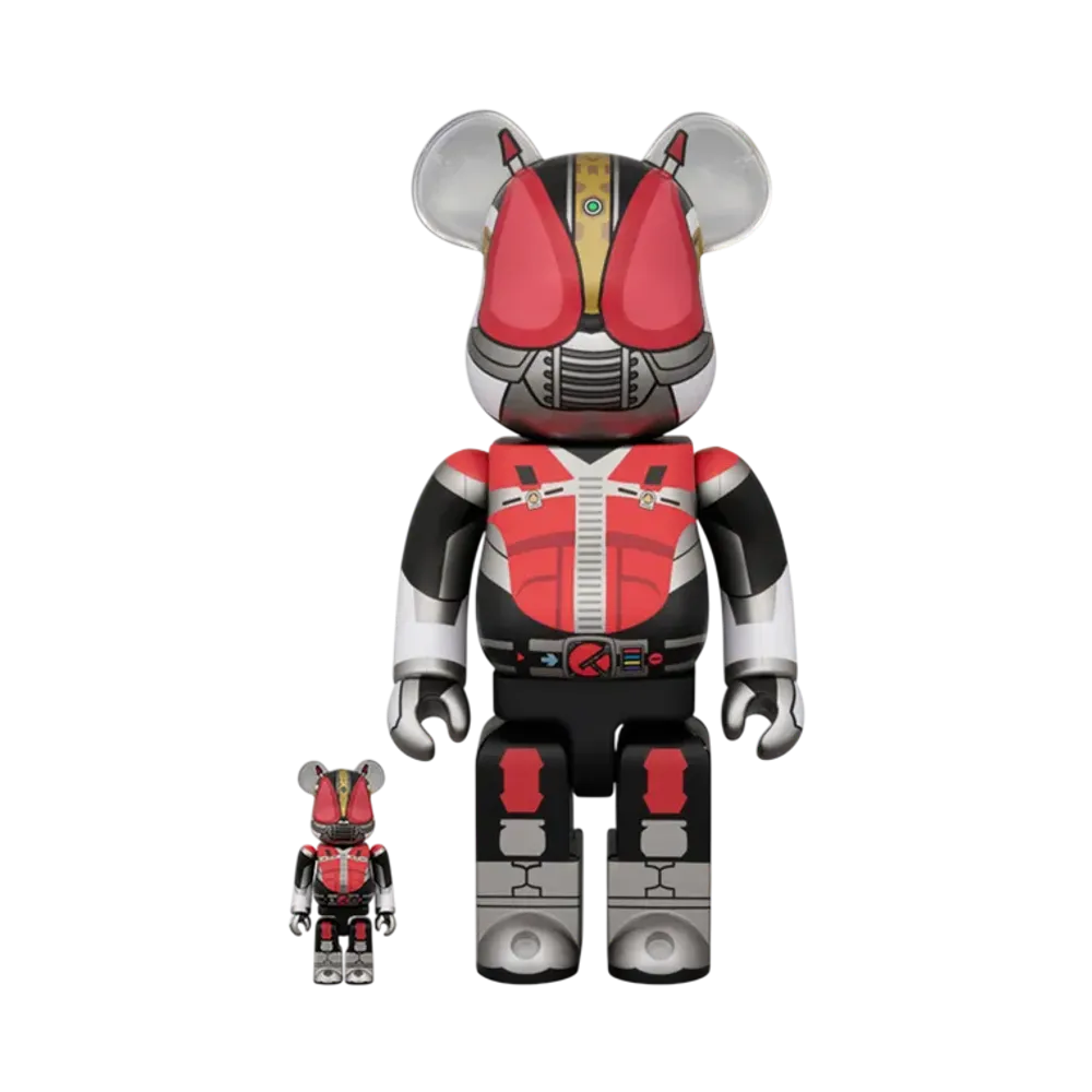 MEDICOM TOY "BEARBRICK" Kamen Rider Den-O Sword Form 100% & 400%
