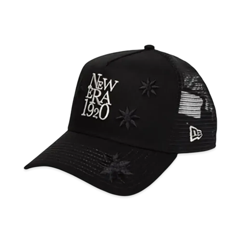 NEW ERA 9Forty A-Frame Tracker Flower Embroidery New Era 1920 "Black"