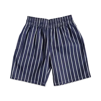 COOKMAN Chef Short Pants "Stripe/Navy"