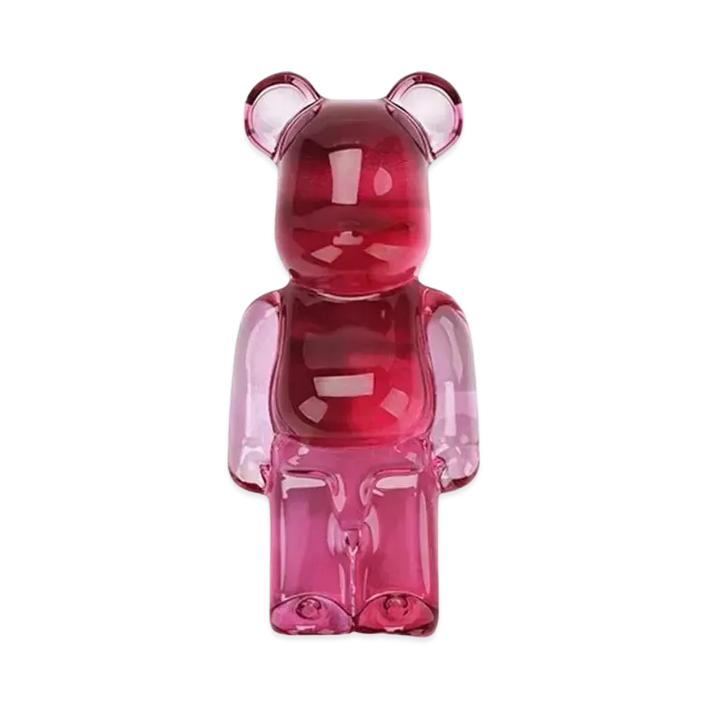 Bearbrick Baccarat  Pin Brooch Peony "Pink