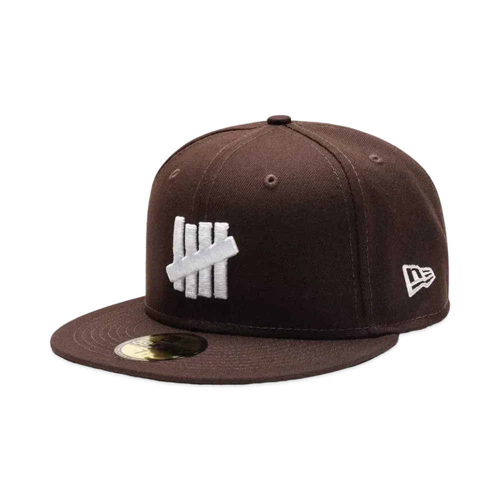 UNDEFEATED x NE Icon Fitted - 90230 "Brown"