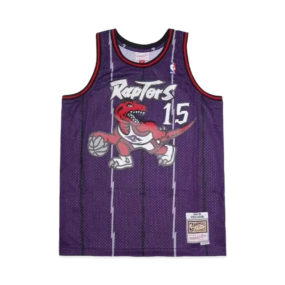 Mitchell&Ness NBA SWINGMAN ROAD JERSEY RAPTORS 98 VINCE CARTER "PURPLE"