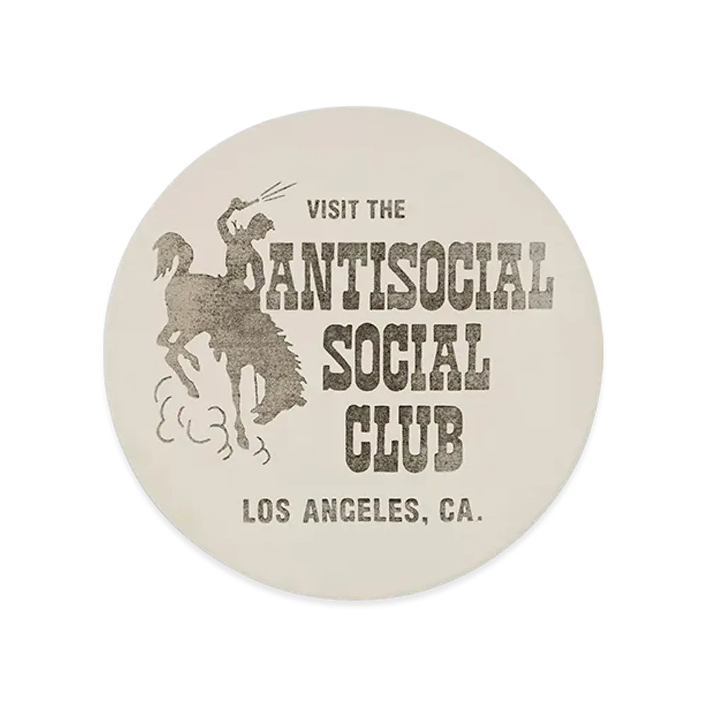 ANTI SOCIAL SOCIAL CLUB Western Coaster "White"