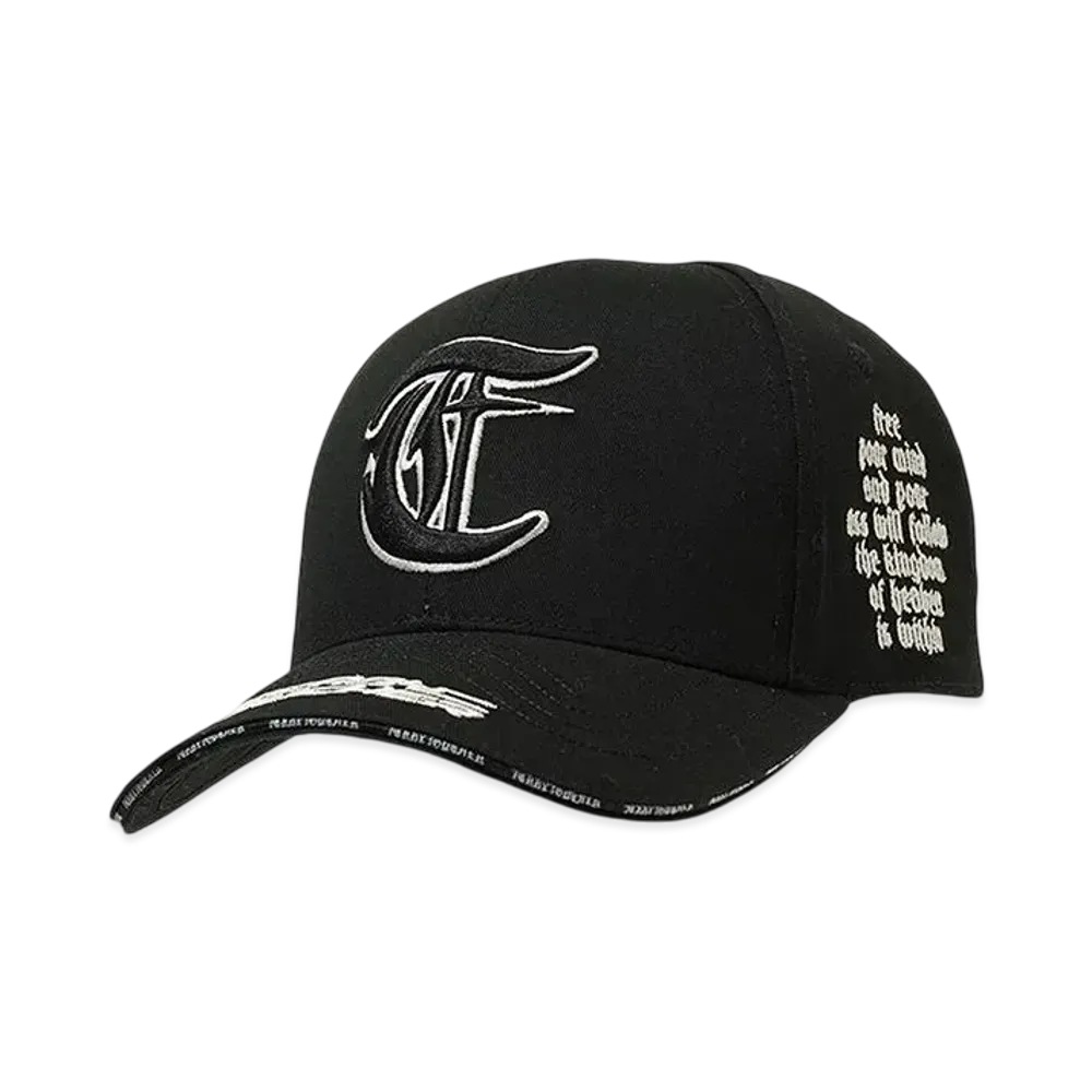 T.C.R BY TOUCHER T.C.R FREE YOUR MIND 6PANEL CAP "BLACK"