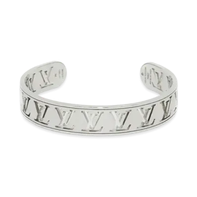 Louis Vuitton Mulch LV Monogram Bracelet "Silver"