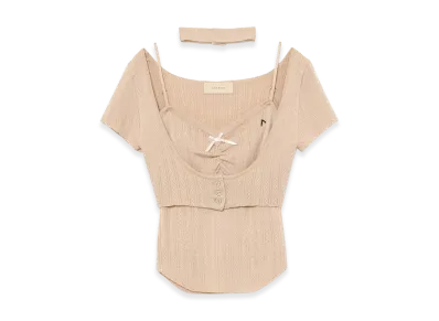 ANDMARY Women's Frida Knit Set "Pink Beige"