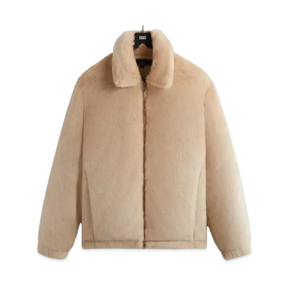 Kith Lloyd Faux Fur Coaches Jacket "Veil"