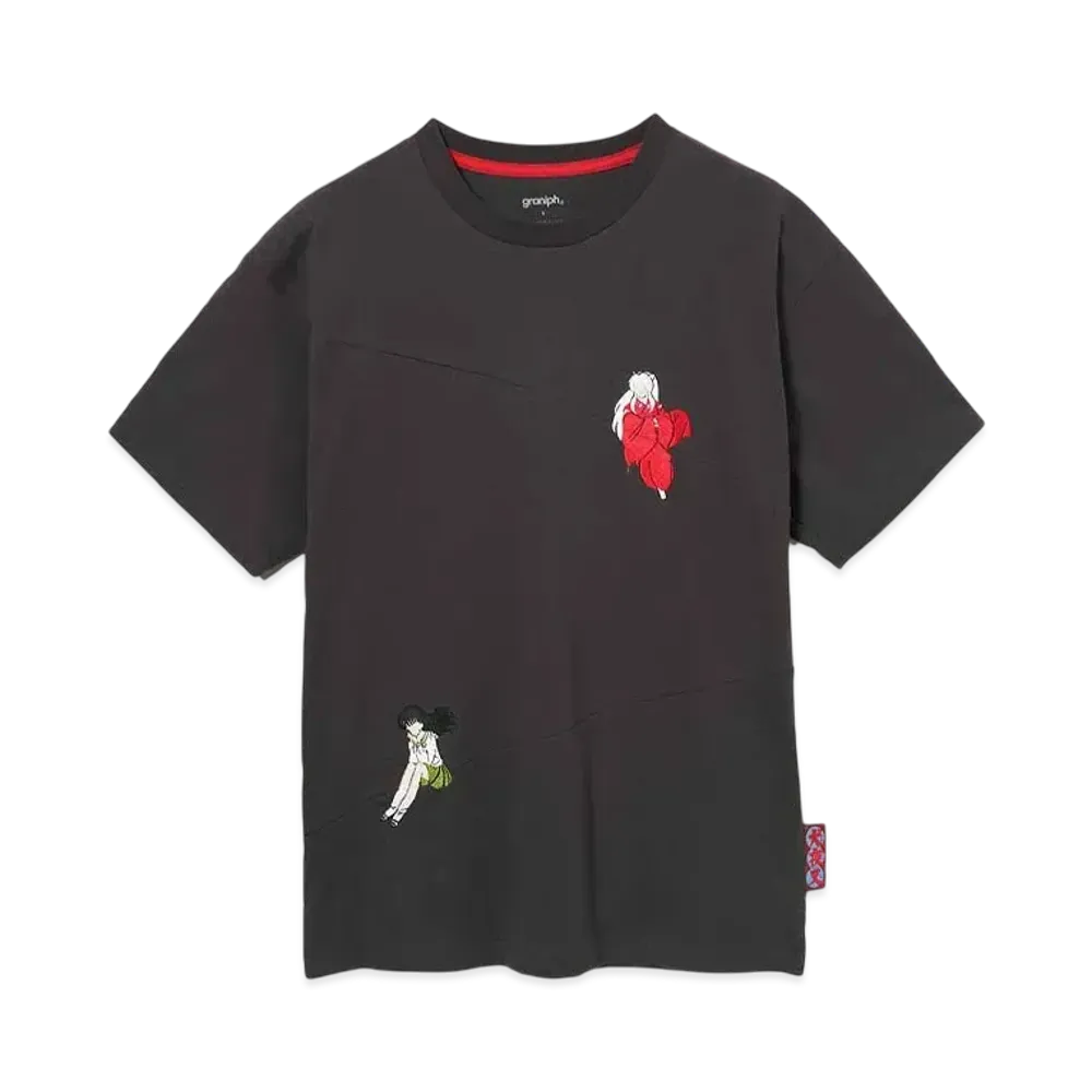 graniph x Inuyasha Fate Big silhouette T-Shirt "Sumikuro"