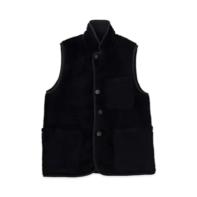 visvim VS GILET BOA (SUPERFINE) "Navy"