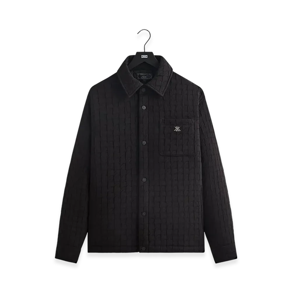 Kith Check Quilt Brixton Shirt Jacket "Black"