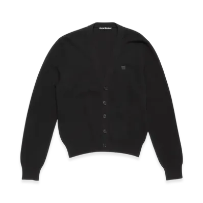 Acne Studios Cardigan V-Neckline "Black"