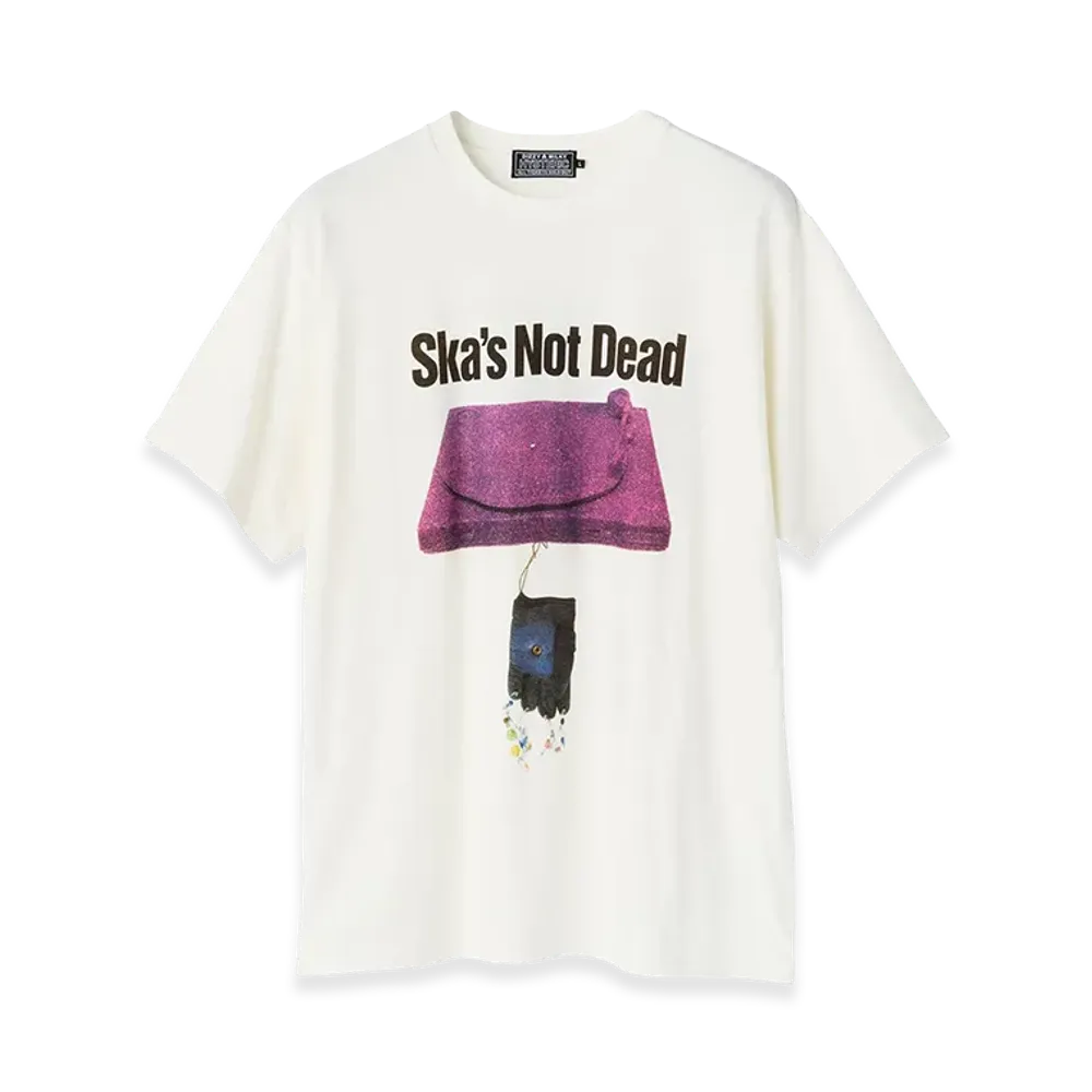 HYSTERIC GLAMOUR Jim Lambie/Ska's Not Dead Tee "White"