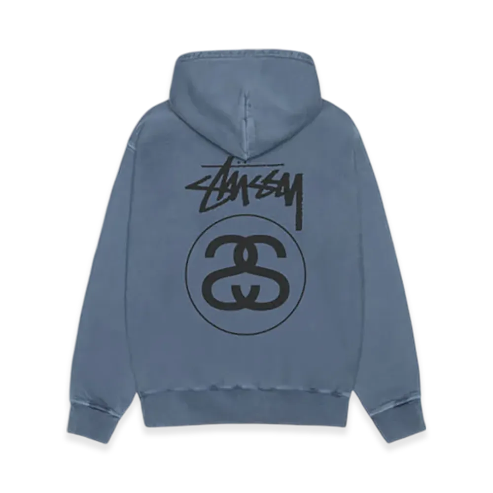 Stussy Stock Link Hoodie Pigment Dyed "Navy"
