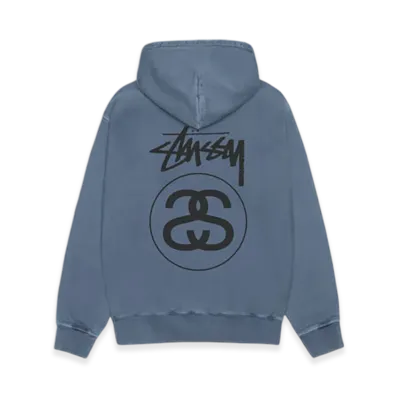 Stussy Stock Link Hoodie Pigment Dyed "Navy"