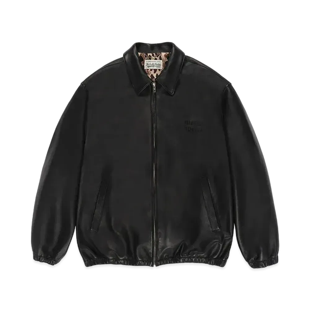WACKO MARIA Leather Jacket "Black"