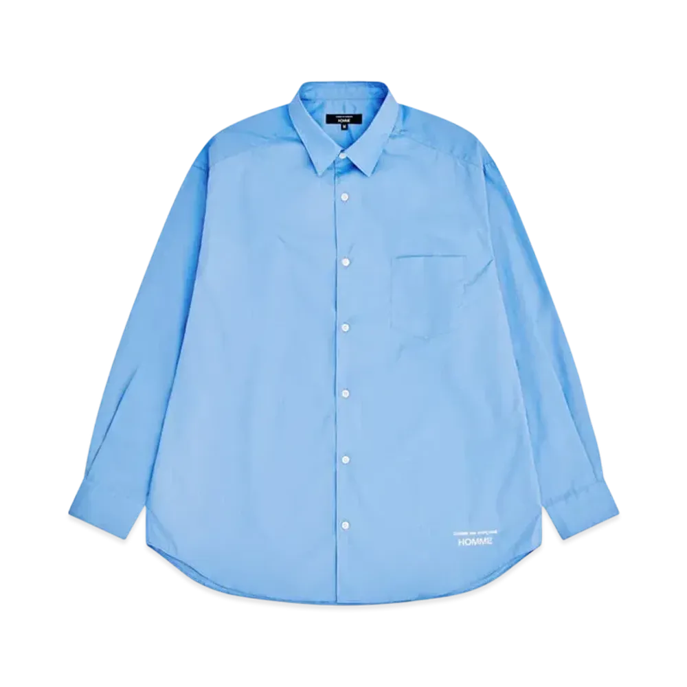 COMME des GARCONS HOMME Cotton Broad Shirts "Sax"