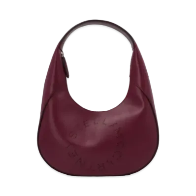 Stella McCartney Small Stella Logo Shoulder Bag "Violet"