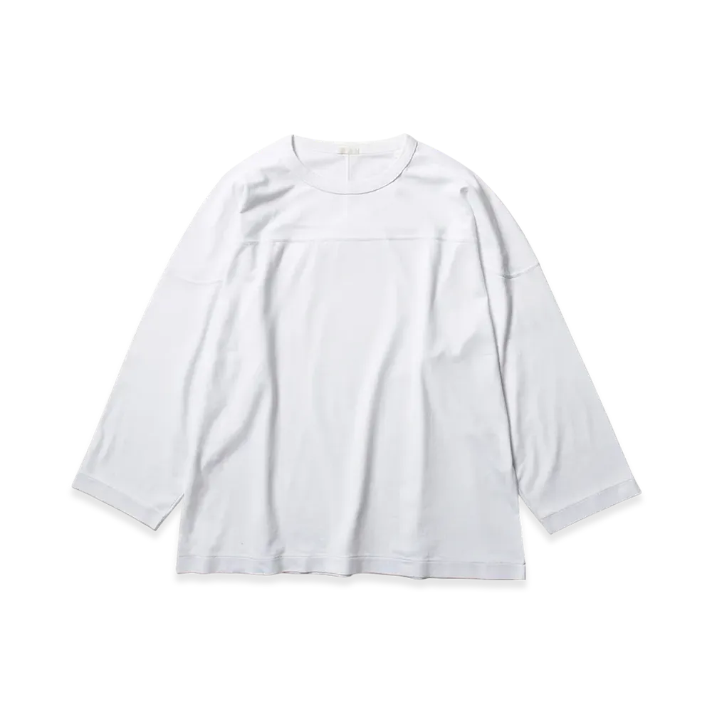 COMOLI Football T-Shirt "White"