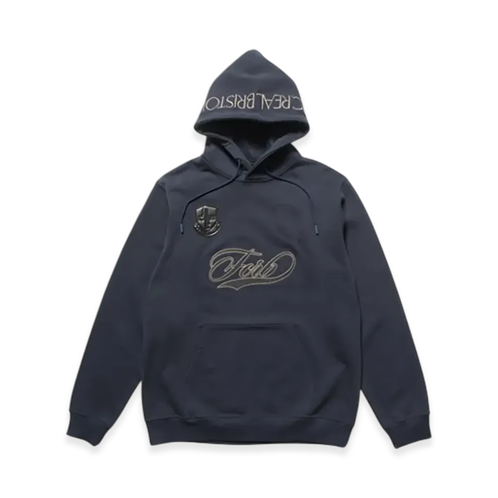 F.C.Real Bristol Lettered Sweat Hoodie "Navy"