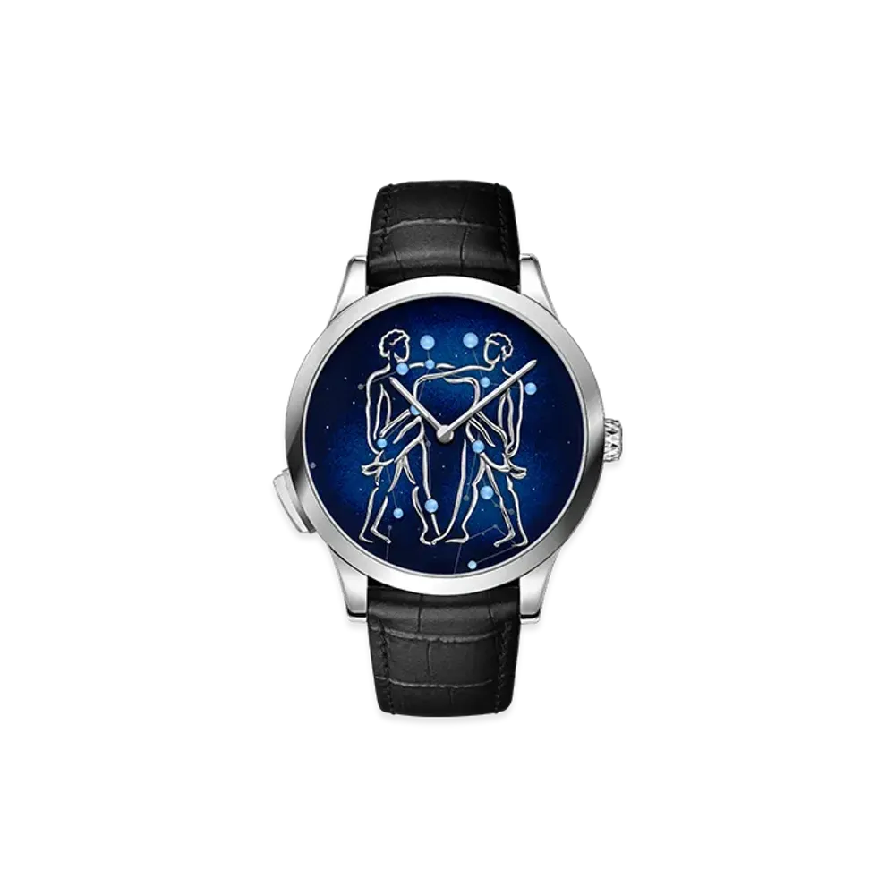 Van Cleef & Arpels Midnight Zodiaque Lumineux Geminorum Gemini watch "18K White gold"